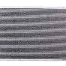 Lynol Cooling System Complete Aluminum Radiator Direct Replacement Compatible With 99-04 Silverado Sierra 1500 2500 00-04 Tahoe Yukon 00-06 Suburban Yukon XL 02-05 Escalade 28 1/2" Inch Core W/O EOC