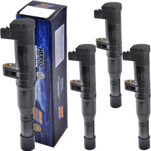 Set of 4 Herko B054 Ignition Coils For Nissan Renault L4 L4 2001-2010