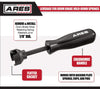 ARES 70191 - Brake Spring Compressor Tool - Provides Leverage to Remove and Install Stubborn Hold-Down Springs of Drum Brakes