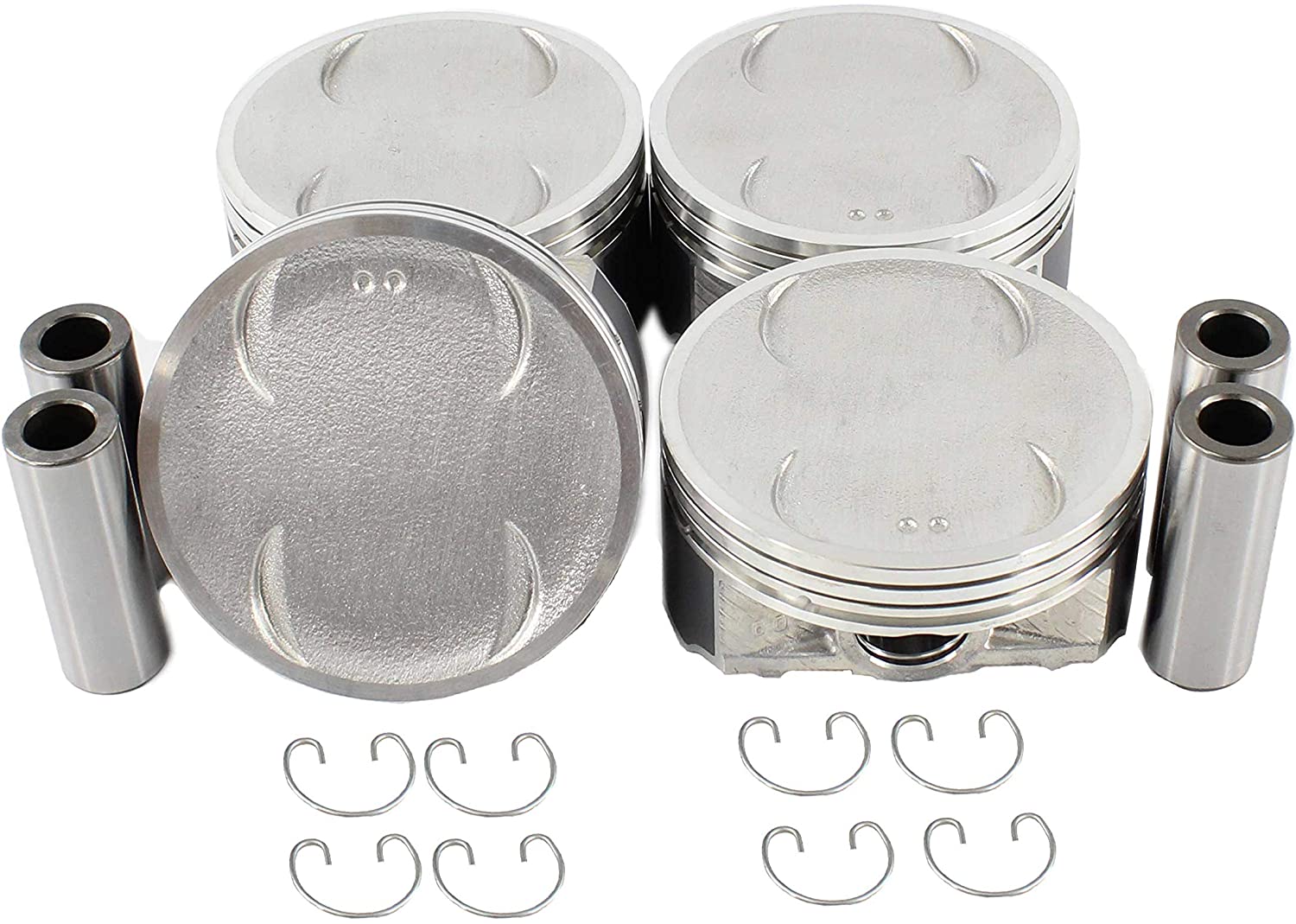 DNJ Piston Set Standard Size P715 For 99-06 Saab, Subaru / 9-2X, Baja, Forester, Impreza, Legacy, Outback 2.5L H4 SOHC Naturally Aspirated designation EJ253,EJ251
