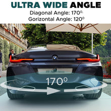 Misayaee Rear View Back Up Reverse Parking Camera in License Plate Lighting Night Version (NTSC) for 320I/328I/335I/520LI/530I/535LI/X1/X3/X5/X6/3/5/7 Series 2010-2014