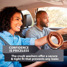 15pcs Oil Drain Plug Crush Rubber Washer Gasket Black Seal – 12mm Replacement for Buick/Cadillac/Chevrolet/GMC/Hummer/Oldsmobile/Pontiac/Saturn - OEM 12616850 Fits for GM 1975-2021 by AUTOMAJOR