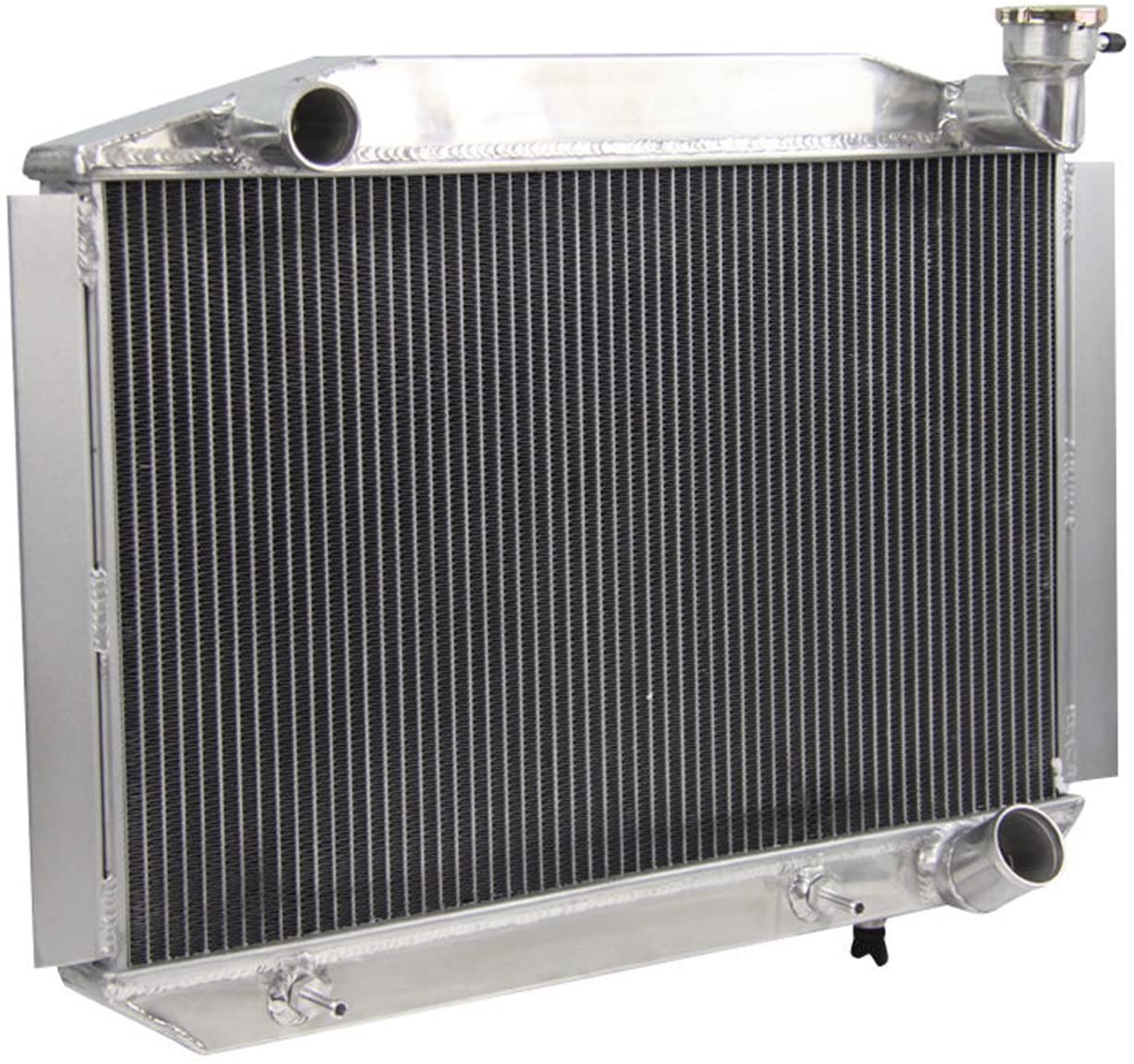Primecooling 3 Row Core Aluminum Radiator for Racing Corvette All Models 1955-60 (Auto &Manual Trans)