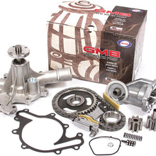 Evergreen TK20500WOP3 Compatible With 97-03 Ford E150 E250 Econoline F150 4.2L OHV 12 Valves Timing Chain Kit Water Pump Oil Pump