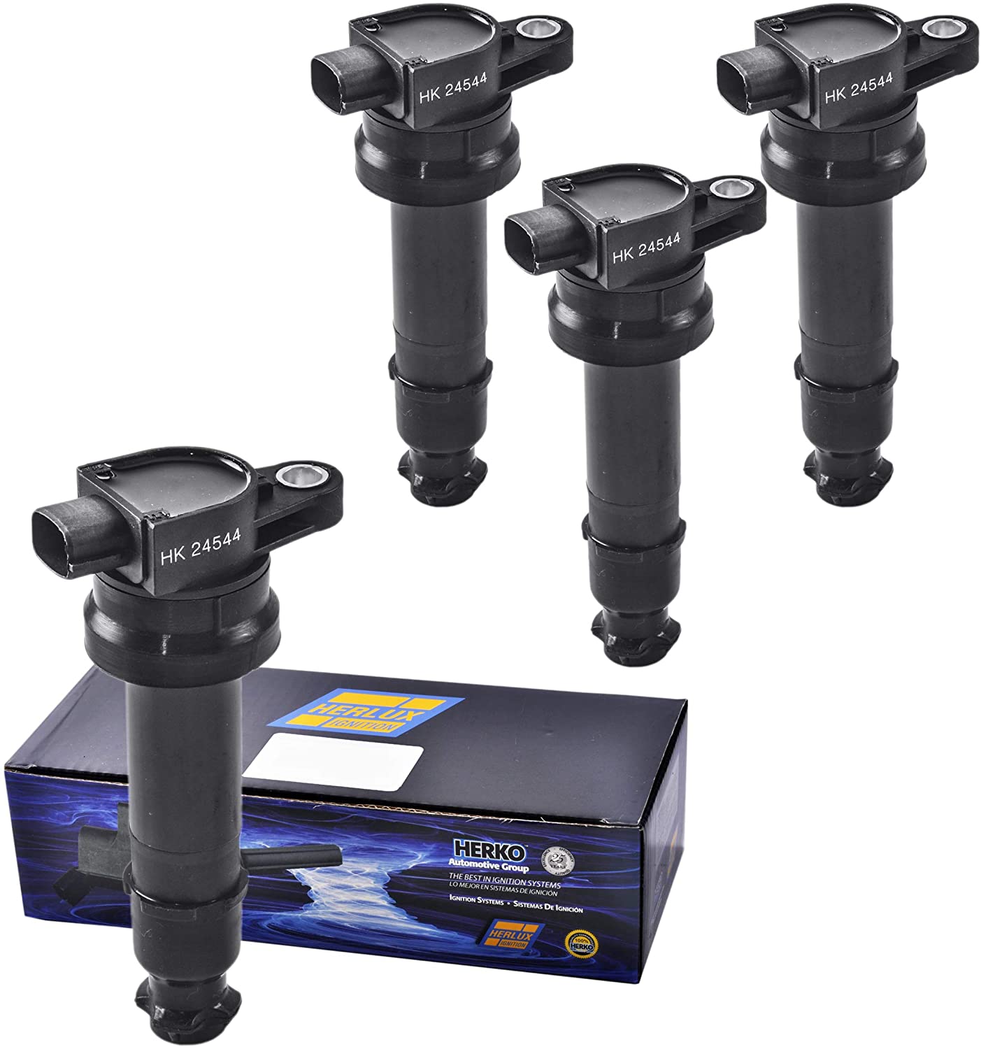 Set of 4 Herko B131 Ignition Coil For Hyundai I30 And Kia Cerato Soul L4 1.6L 10-11