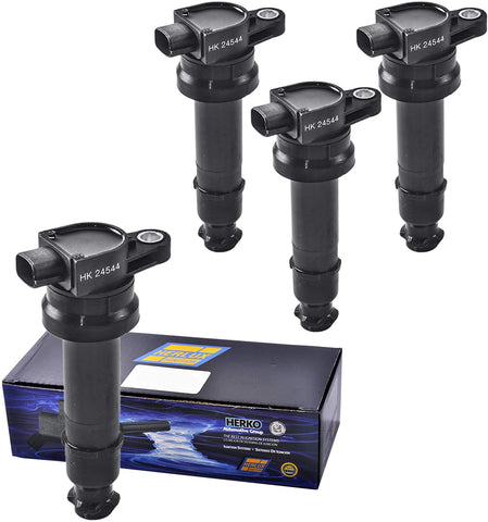 Set of 4 Herko B131 Ignition Coil For Hyundai I30 And Kia Cerato Soul L4 1.6L 10-11