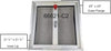 Heng's 66621-C2-ES RV Roof Escape Hatch CUT-OUT 21 1/4” x 21 1/4”
