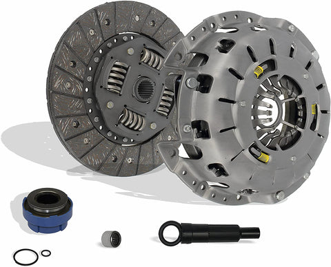 Clutch Kit Compatible With B2300 B2500 Ford Ranger XL XLT SE SX DS STX Troy Splash Base Edge 11/1994-2011 2.5L 2.3L Gas SOHC 3.0L V6 Gas OHV Naturally (Self Adjusting Plate; 07-116)