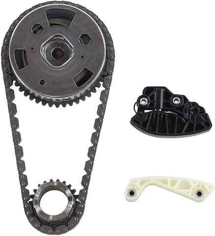 DNJ TK1163VVT Timing Chain Kit For 09-17 Chrysler, Dodge, Jeep, Ram/Charger, Challenger, Durango, Grand Cherokee, Ram 1500, Commander, 5.7L-6.4L V8 OHV Naturally Aspirated