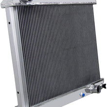OzCoolingParts 4 Row Core All Aluminum Radiator for 1961-1966 62 63 64 65 Chevy GMC C/K Series 10 20 30 Trucks Suburban Pontiac Olds V8