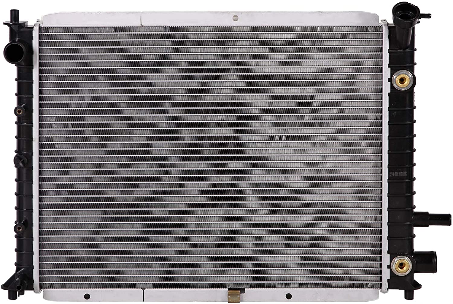 Lynol Cooling System Complete Aluminum Radiator Direct Replacement Compatible With 1998-2003 Ford Escort ZX2 Coupe L4 2.0L