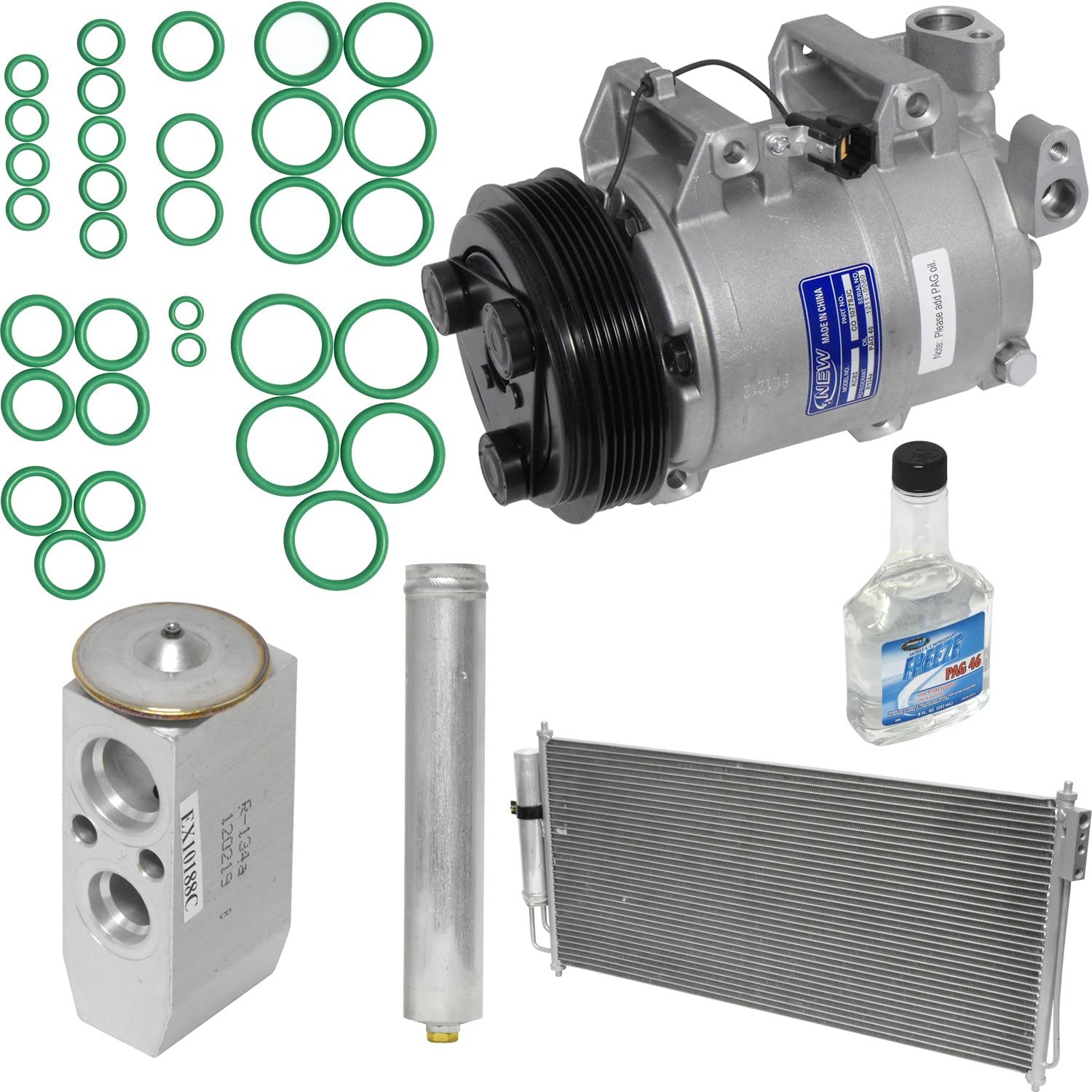 Universal Air Conditioner KT 1047A A/C Compressor and Component Kit