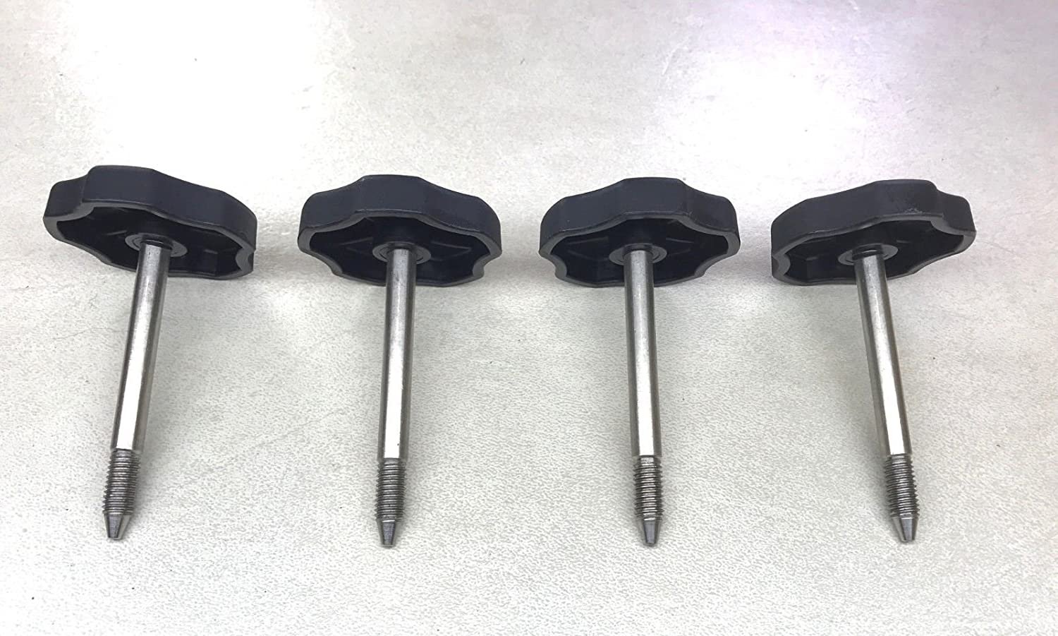 4 ea 1997 to 2006 / Jeep Wrangler TJ/Soft Top Door Surround Knob with Pin