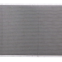 Lynol Cooling System Complete Aluminum Radiator Direct Replacement Compatible With 2005-2010 Cobalt 2003-2007 Saturn Ion 2007-2009 G5 4 Cylinder 2.4L 2.2L