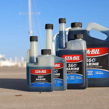 STA-BIL (22250) 360 Marine Ethanol Treatment and Fuel Stabilizer - Prevents Corrosion - Helps Clean Fuel System For Improved In-Season Performance -Treats Up To 1,280 Gallons, 1 Gallon, Gold