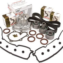 Evergreen TBK180VCN Compatible With 90-96 Nissan 300ZX Non & Turbo VG30DE Timing Belt Kit Valve Cover Gasket NPW Water Pump