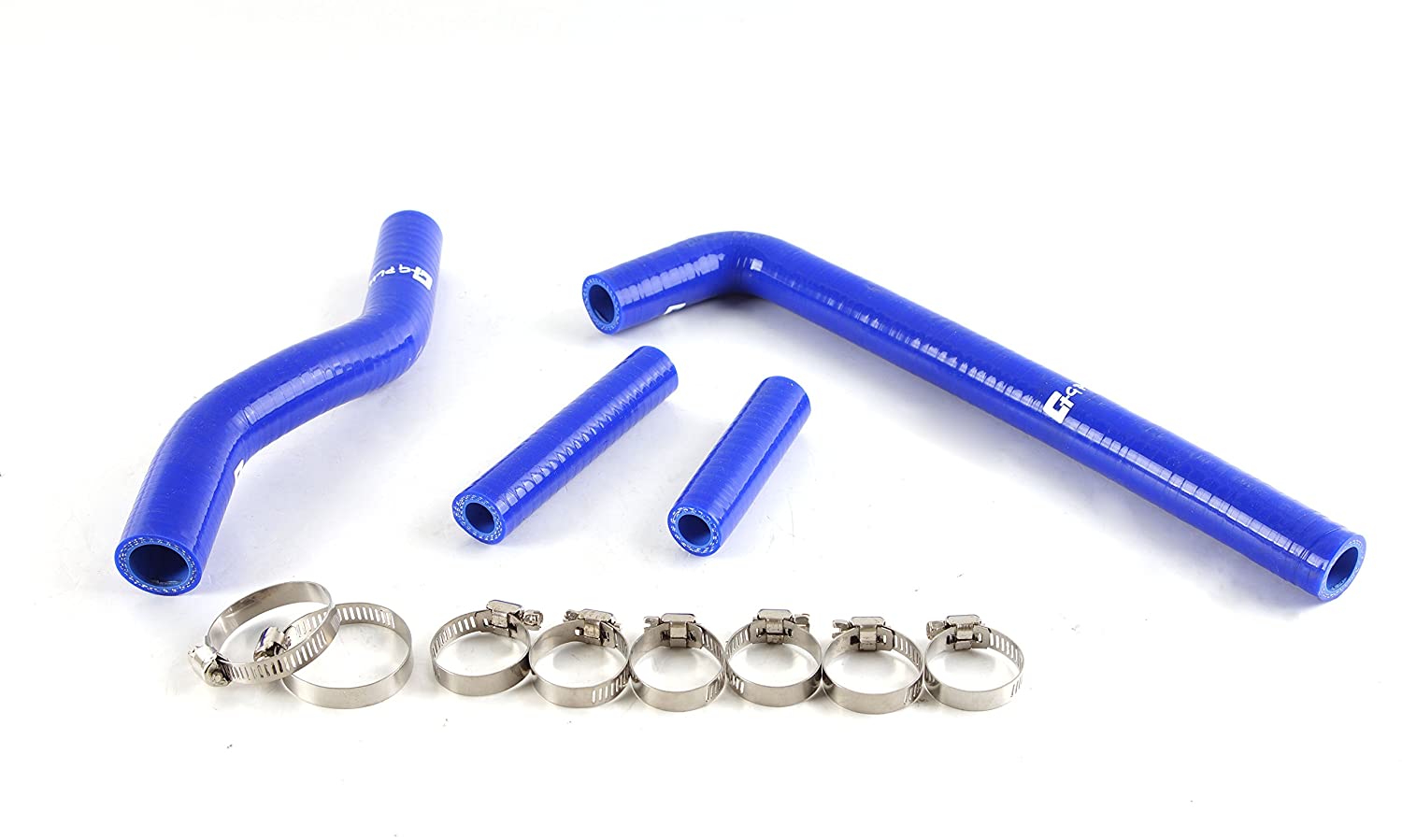 Silicone Radiator Hose Pipe Kit Clamps Blue For Yamaha YZF250 WR250 WR250F 2002 2003 2004 2005