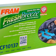 FRAM Fresh Breeze Cabin Air Filter Replacement for Car Passenger Compartment w/ Arm and Hammer Baking Soda, Easy Install, CF11182 for Select Acura and Honda Vehicles