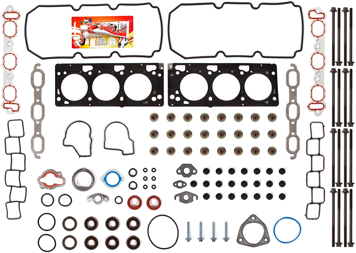 Evergreen HSHB8-30135E Cylinder Head Gasket Set Head Bolt