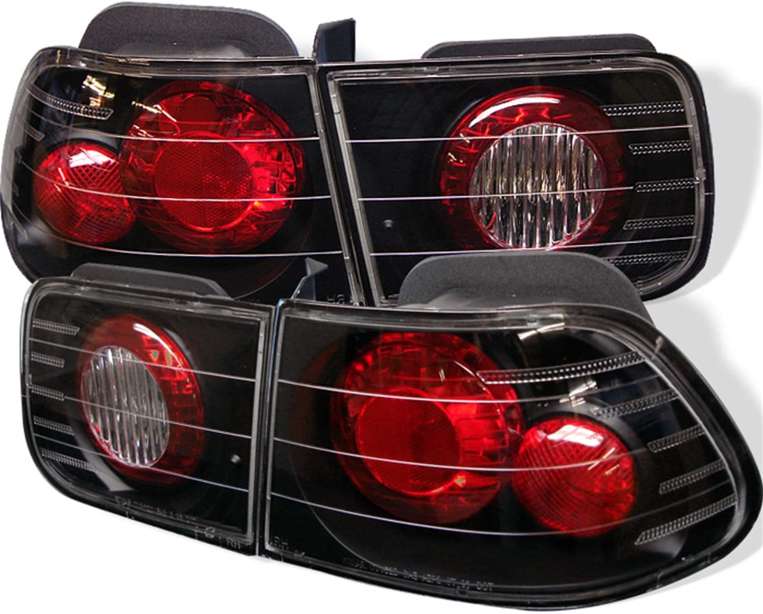 Spyder Honda Civic 96-00 2Dr Altezza Tail Lights - Black (Black)
