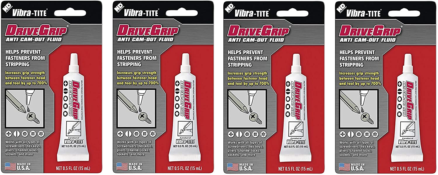 Vibra-TITE 470 DriveGrip Anti-Cam Out Fluid, 15mL Tube (1, Fоur Paсk)