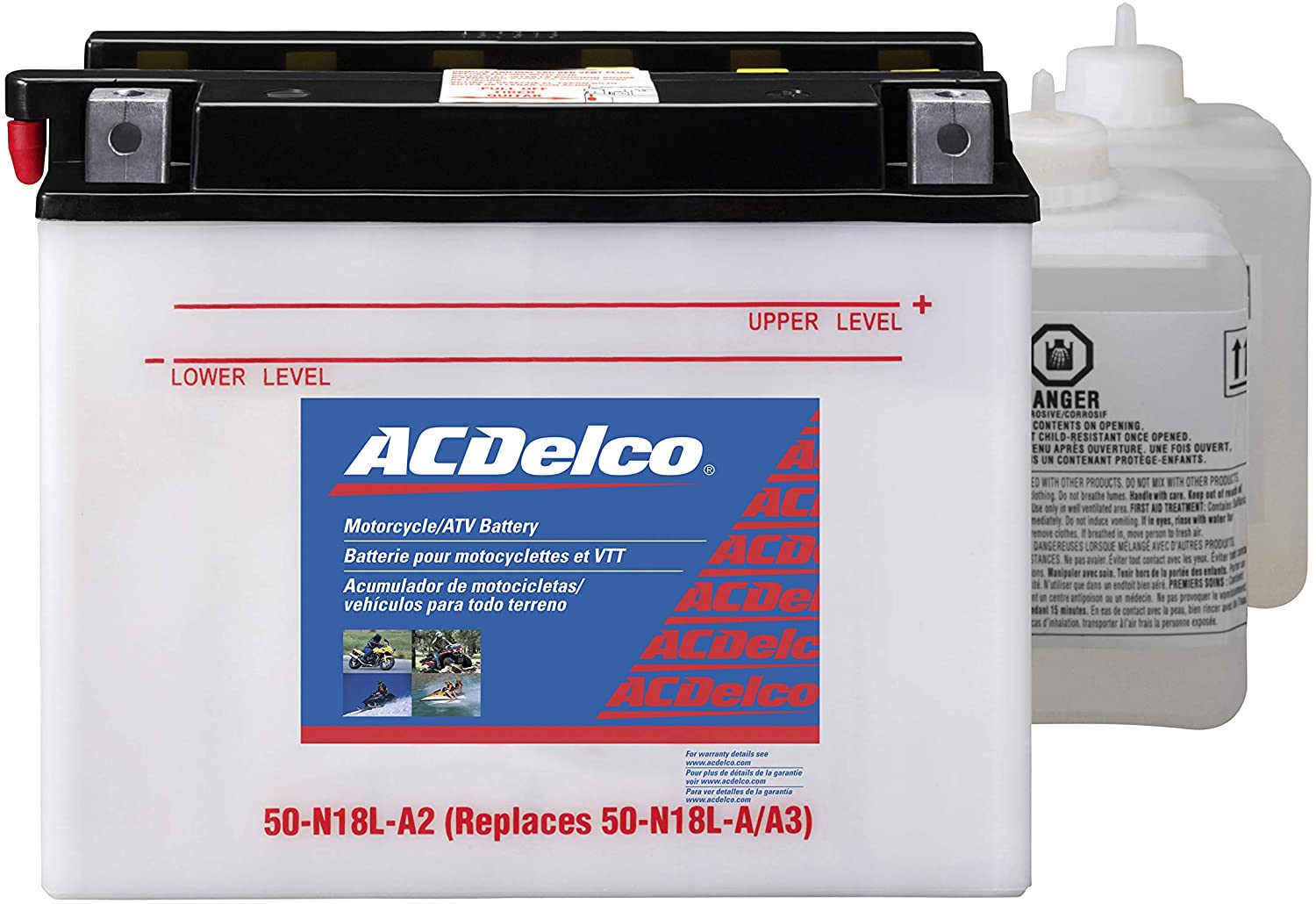 ACDelco A50N18LA2 Specialty Conventional Powersports JIS 50N-18L-A3 Battery