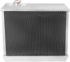 DNA Motoring RA+FS-CHEVYT63-3 3-Row Aluminum Radiator with Fan Shroud