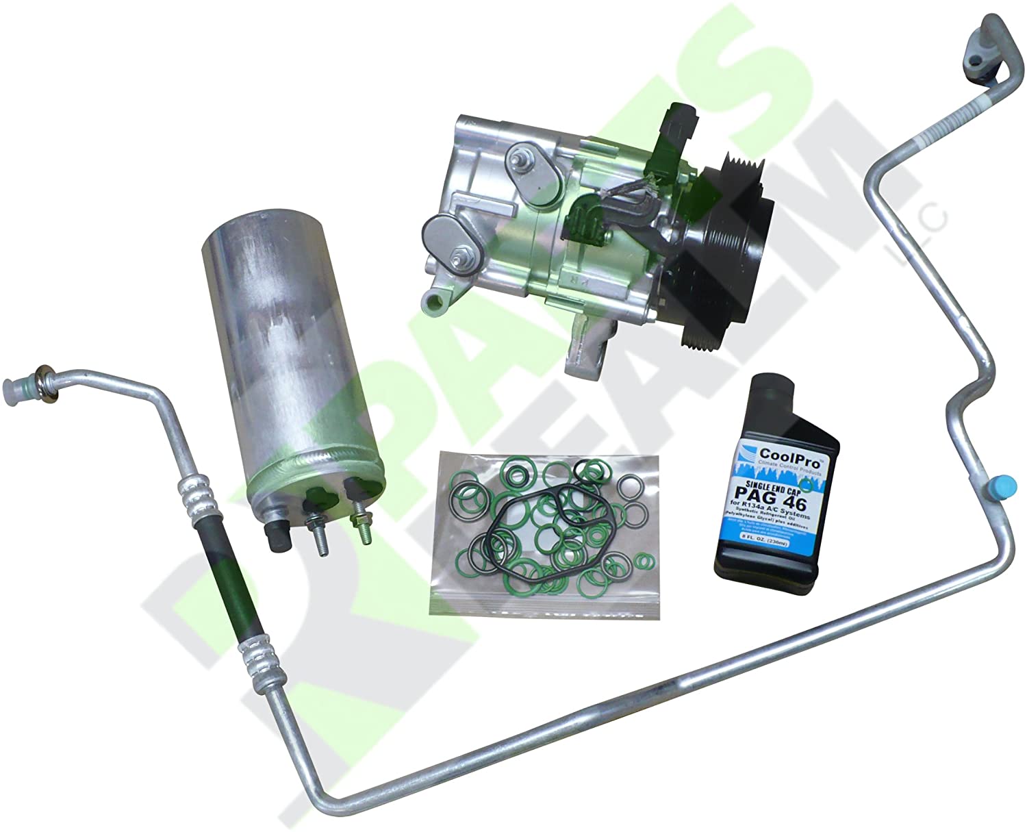 Parts Realm CO-0256RK Complete A/C AC Compressor Replacement Kit - Remanufactured