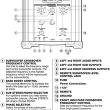 Sound Storm SX310 2/3 Way Pre-amp Electronic Crossover with Remote Subwoofer Level Control