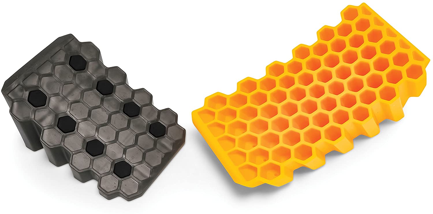 Camco 44423 RV Curved Leveler with Chock - Easy Drive-on Leveler Adds Up to 4