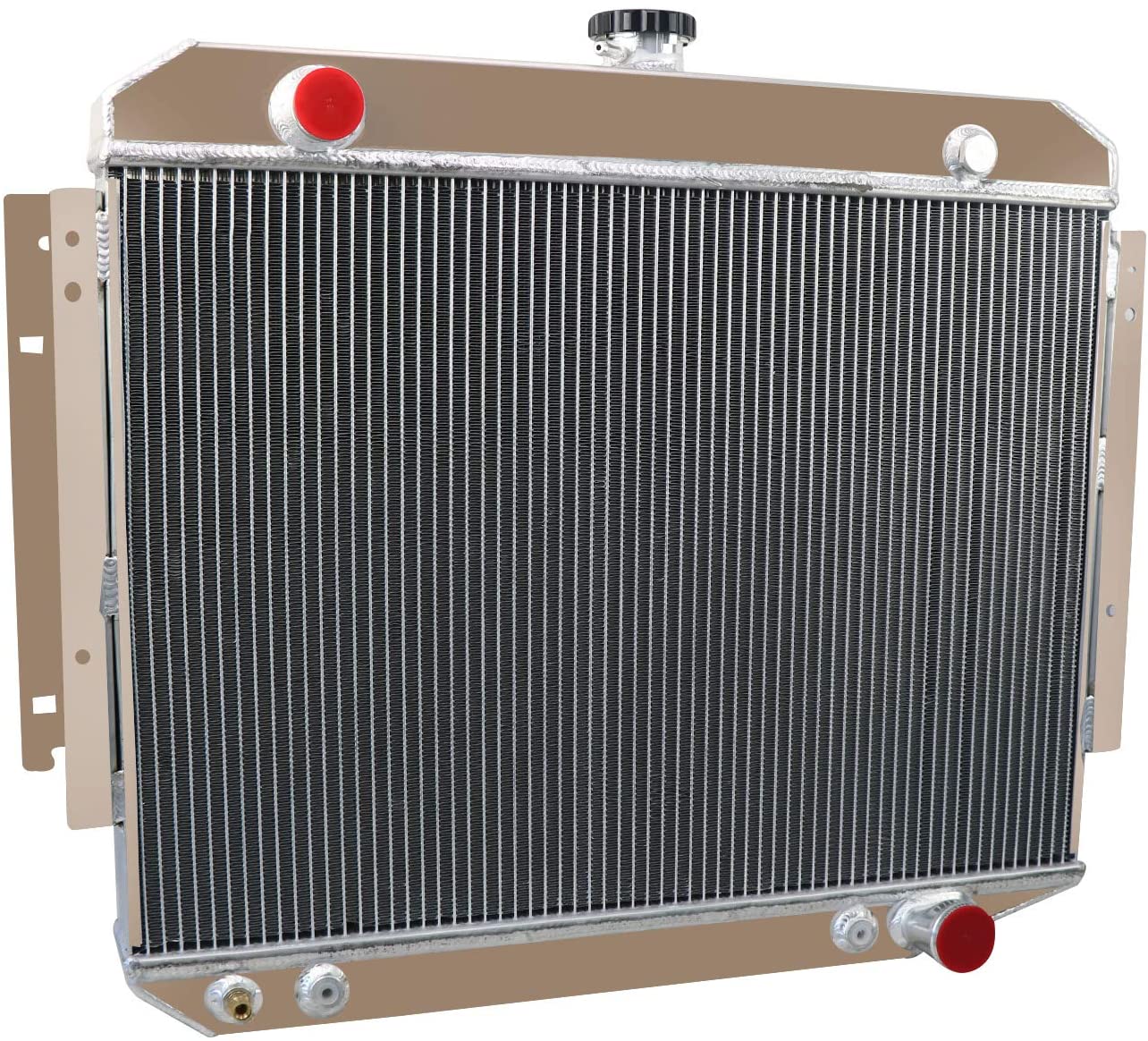 OzCoolingParts 4 Row Core All Aluminum Radiator for 1971-1979 72 73 75 76 77 78 Dodge D/B/W Series D100 D150 D200 B100 B200 B300 Van W100 W150 W200 Ramcharger Pickup V8