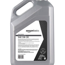 AmazonBasics High Mileage Motor Oil, Full Synthetic, SN Plus, dexos1-Gen2, 5W-30, 5 Quart