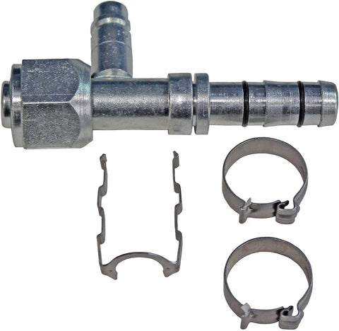 #10 AEROQUIP EZ CLIP AC HOSE FITTING FEM STR LOW SIDE CHARGE PORT 70R8201