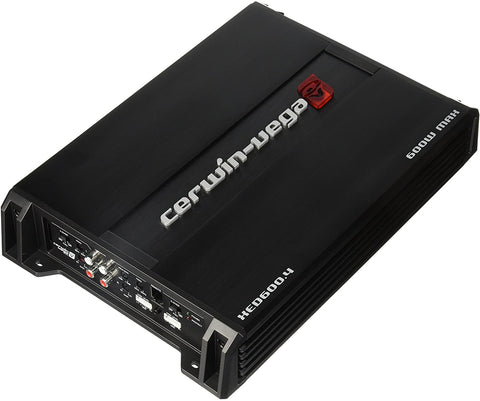 CERWIN VEGA XED600.4 600-Watt Class AB Amplifier, 4 Channels, 600W Max