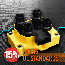 ENA Heavy Duty Ignition Coil Pack of 2 compatible with 89-03 Ford Escort Ranger Mazda 626 B2500 Mercury Cougar Mountaineer 1.9L 2.0L 2.3L 2.5L 4.6L 5.0L