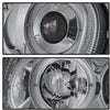 Spyder Auto 5009142 LED Halo Projector Headlights Chrome/Clear