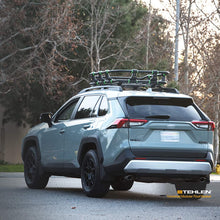 Stehlen 642167819219 Universal HD Sport Modular Steel Roof Rack Basket with Wind Fairing - Matte Black/Green