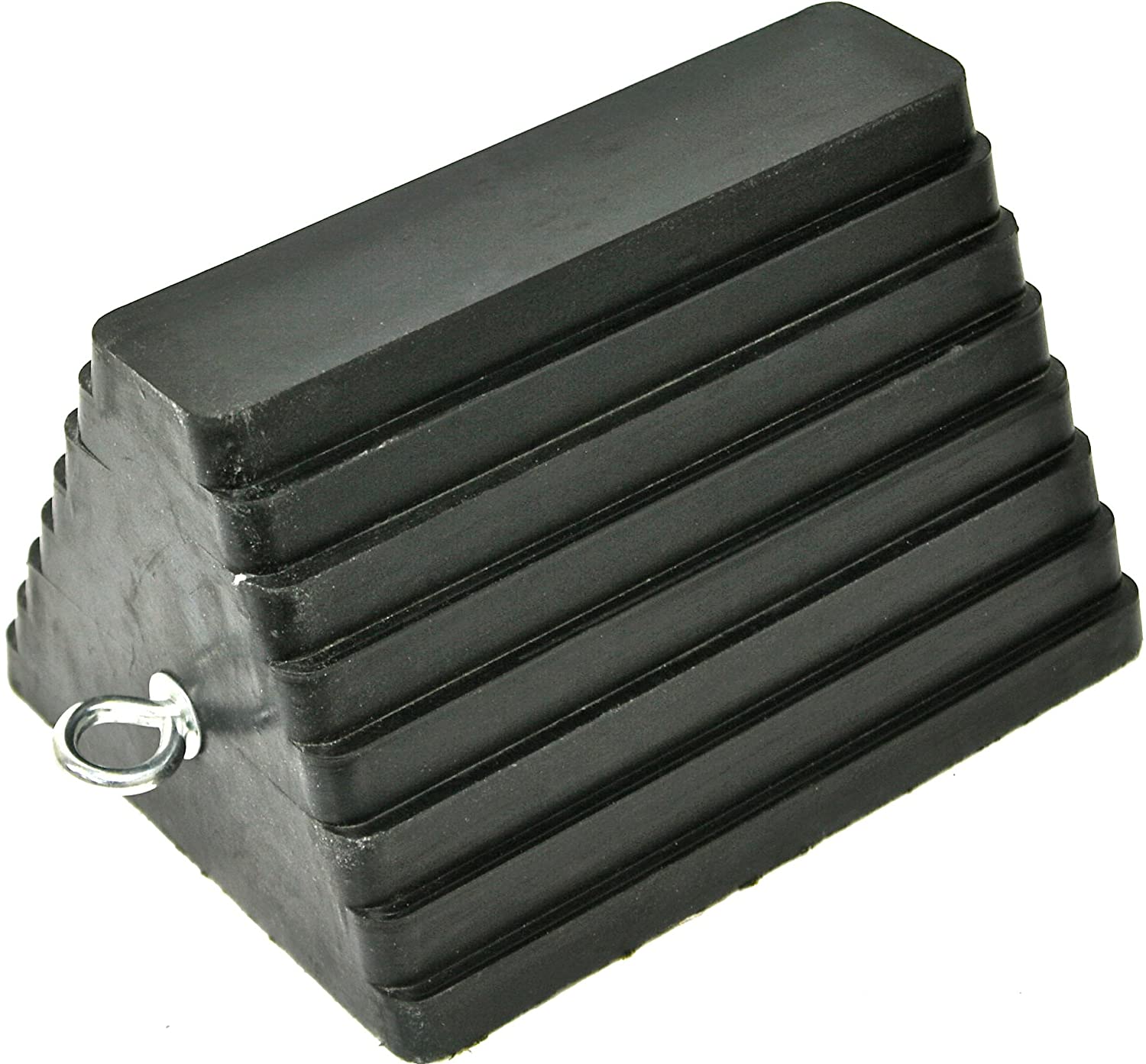 MaxxHaul 50011 Rubber Wheel Chock with Eyelet (6-1/2