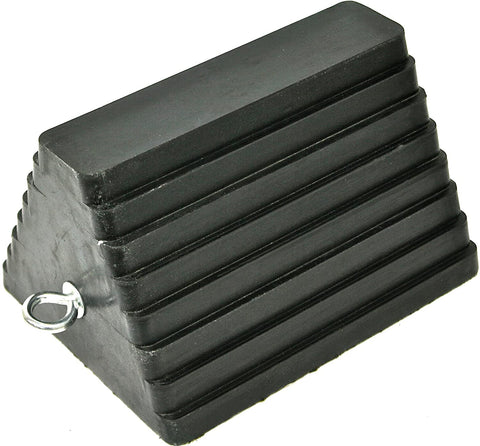 MaxxHaul 50011 Rubber Wheel Chock with Eyelet (6-1/2