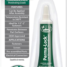 J-B Weld 29006 Perma-Lock Low Viscosity Threadlocker - Green - 6 ml