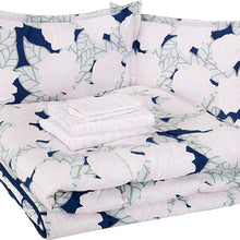 AmazonBasics Easy Care Super Soft Microfiber Kid's Bed-in-a-Bag Bedding Set - Twin, Purple Unicorns