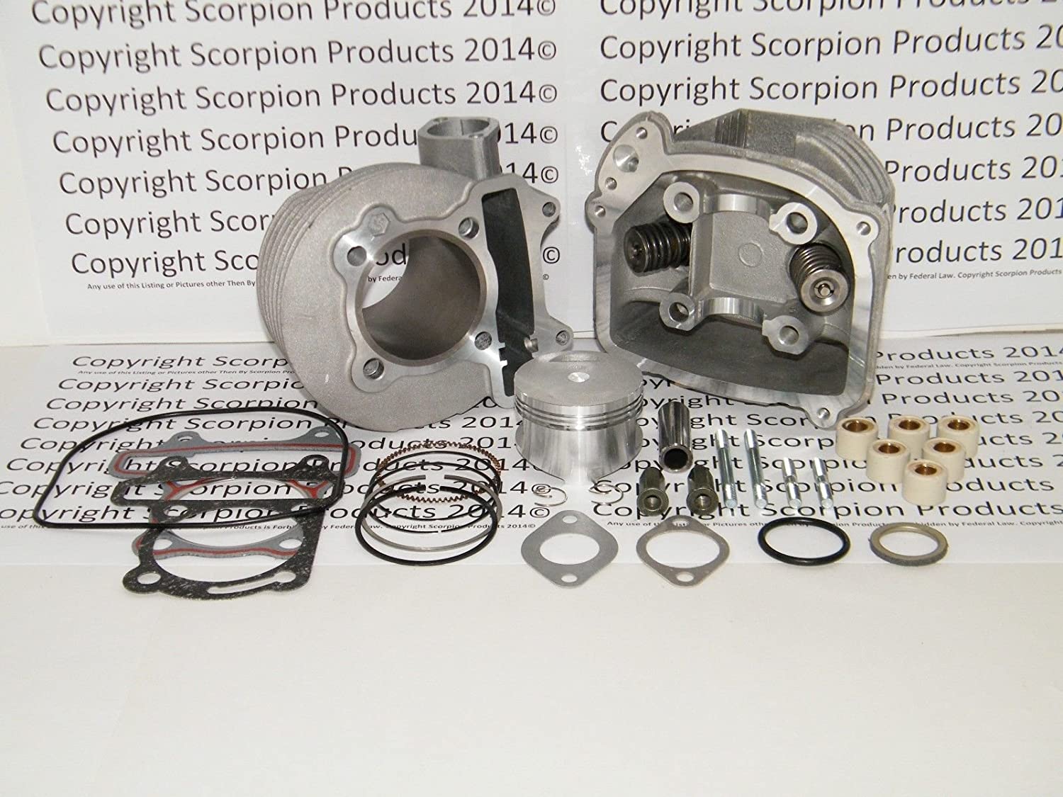 Oriental Power Scooter 150cc GY6 Engine Rebuild Kit Cylinder Kit EGR Cylinder Head 157QMJ