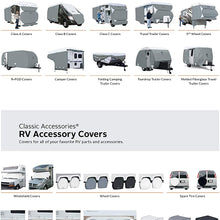 Classic Accessories Over Drive PolyPRO3 Deluxe Travel Trailer Cover or Toy Hauler Cover, Fits 27' - 30' RVs (73563)