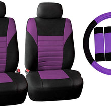 TLH 3D Air Mesh Fabric Front Set Seat Covers, Removable Headrests & Airbag Compatible, Yellow Color- Universal Fit for Cars, auto, Trucks, SUV