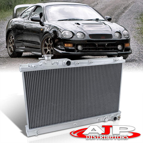 AJP Distributors Replacement Upgrade Performance Racing Dual Core Aluminum Cooling Radiator For Celica GT4 3S-Gte Manual Transmission 1994 1995 1996 1997 1998 1999 94 95 96 97 98 99