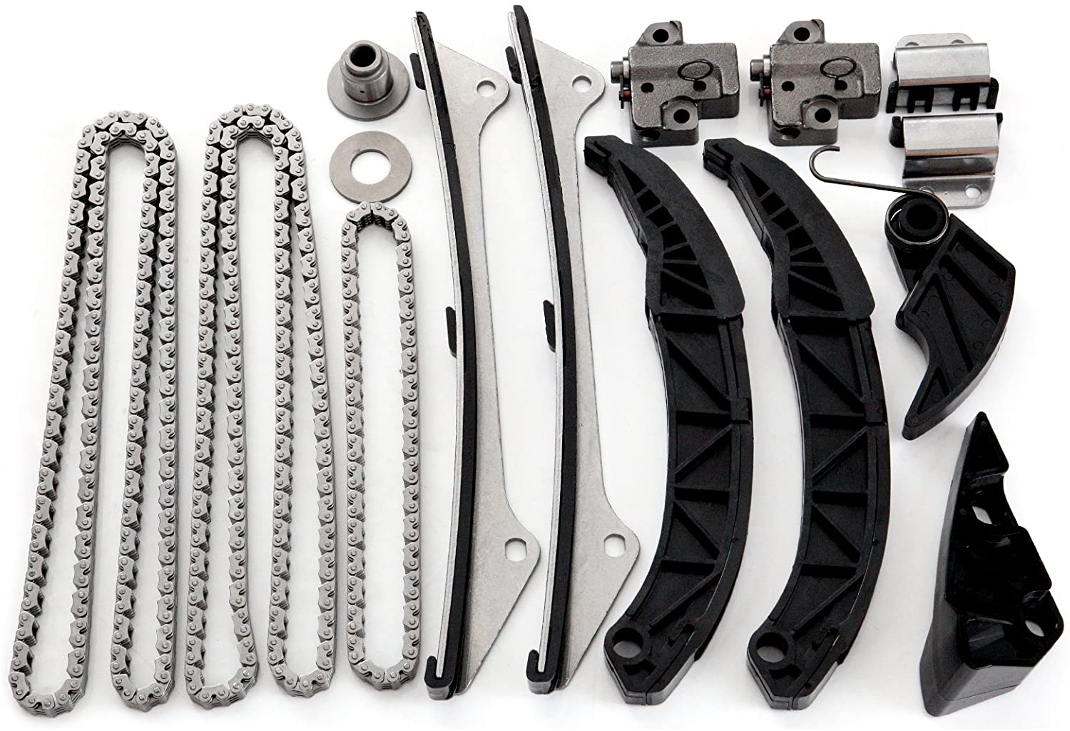 SCITOO Timing Chain Kit fits for 2006-2011 TS21178 Hyundai Azera Entourage Genesis Santa Fe Veracruz 3.8L 3.3L