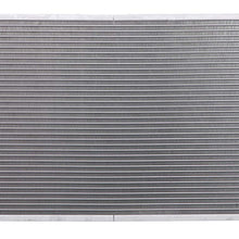 Lynol Cooling System Complete Aluminum Radiator Direct Replacement Compatible With 2005-2010 Cobalt 2003-2007 Saturn Ion 2007-2009 G5 4 Cylinder 2.4L 2.2L