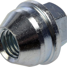 Dorman 611-223 Wheel Cover Retaining Nut M14-2.0 - 21mm Hex, 30.56mm Length for Select Ford/Lincoln Models - Silver/Zinc Plated