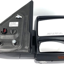 Spieg Side Mirror OEM Genuine Parts for FO1321387 Ford F-150 2007-2014 Telescopic Towing Power Heated Memory Turn Signal Light Textured Black 16pin Passenger Right