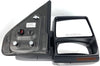 Spieg Side Mirror OEM Genuine Parts for FO1321387 Ford F-150 2007-2014 Telescopic Towing Power Heated Memory Turn Signal Light Textured Black 16pin Passenger Right